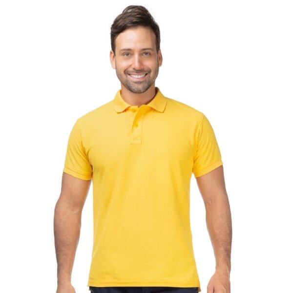 Camiseta Tipo Polo Amarillo Bandera