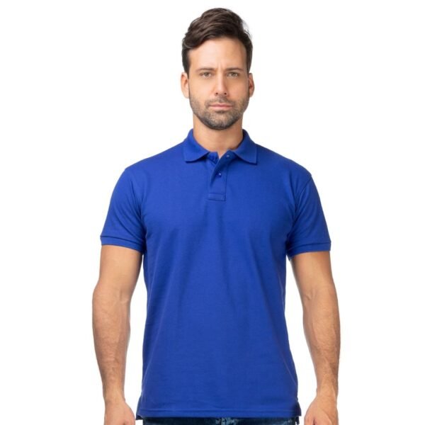 Camiseta Tipo Polo Azul Rey