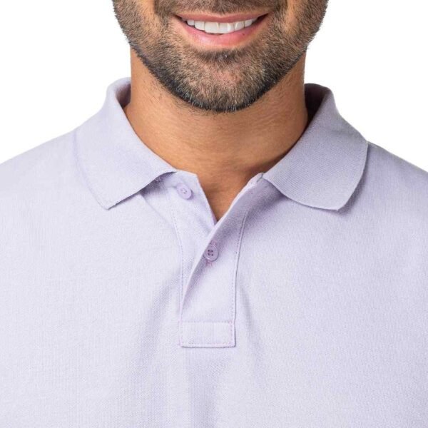 Camiseta Tipo Polo Lila - Imagen 2