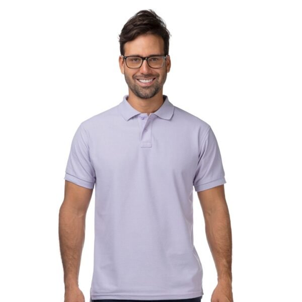 Camiseta Tipo Polo Lila