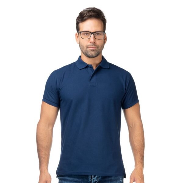 Camiseta Tipo Polo Petróleo