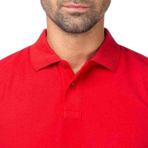 Camiseta Tipo Polo Roja - Imagen 2