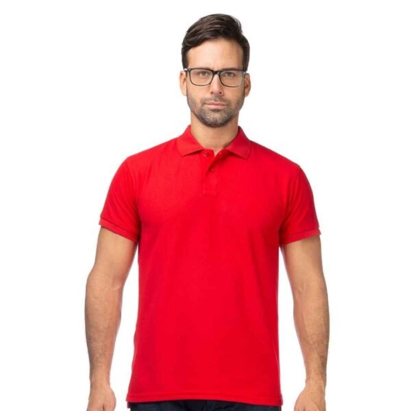 Camiseta Tipo Polo Roja