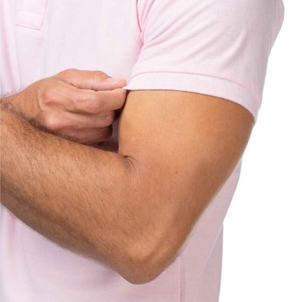 Camiseta Tipo Polo Rosada - Imagen 3