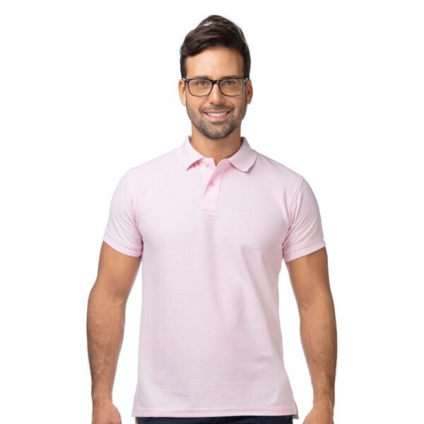 Camiseta Tipo Polo Rosada