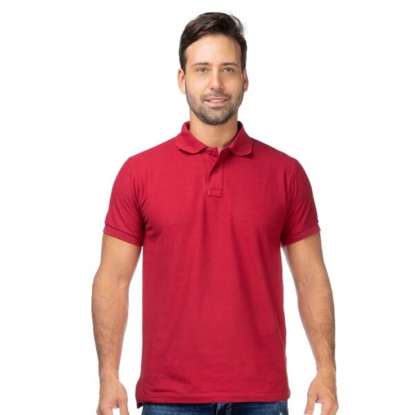 Camiseta Tipo Polo Vinotinto